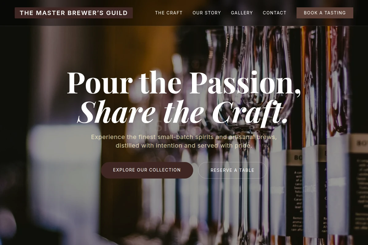 Microbrew Distillery