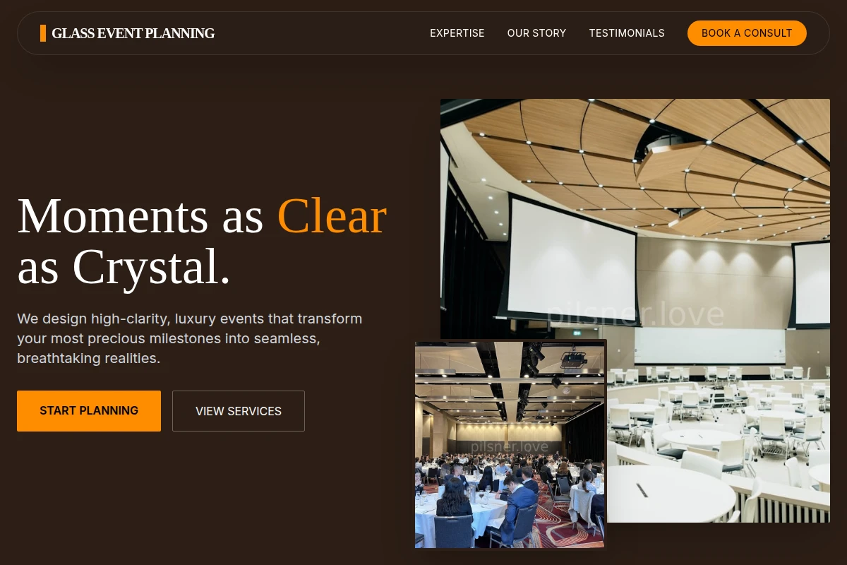 Glass Event Planning