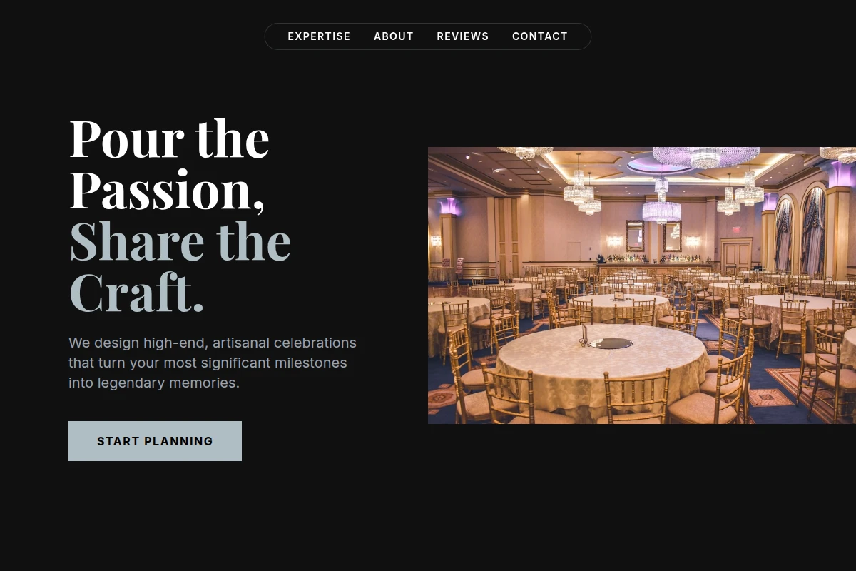 Crisp-finish Event Planning